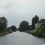 Verengung im Canal Rhône au Rhin