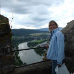 Blick von der Burgruine Landshut