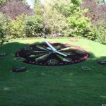 Echtzeituhr im Parc de la Pépinière in Nancy