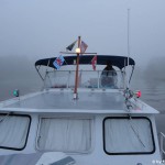 MS Sydney im Nebel