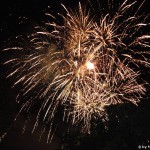 Feuerwerk am Weinfest in Breisach