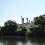 Brückenpfeiler an der Mosel